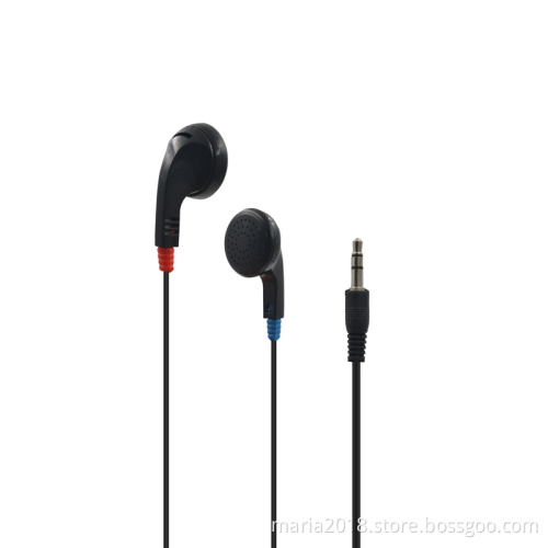 3.5mm PVC black airlines earphones